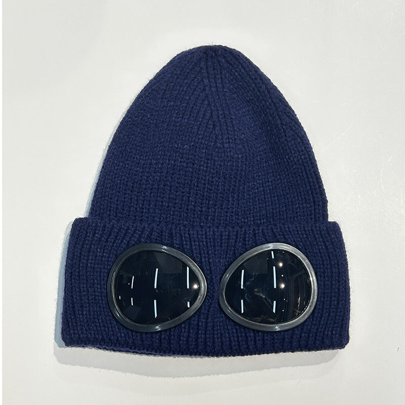 Wholesale Autumn Winter Windproof Glasses Knitted Hat Acrylic Knitted Hat